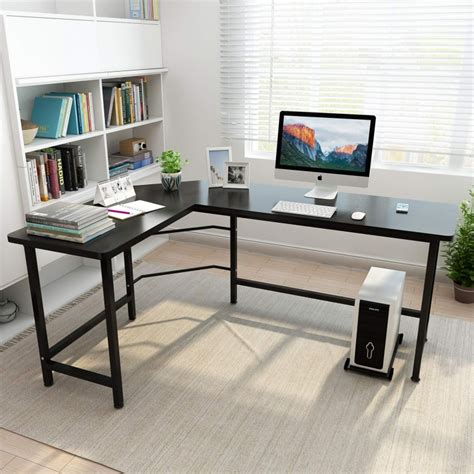 Ktaxon L Shaped Computer Desk Writing Table Corner Pc Latop Table Study