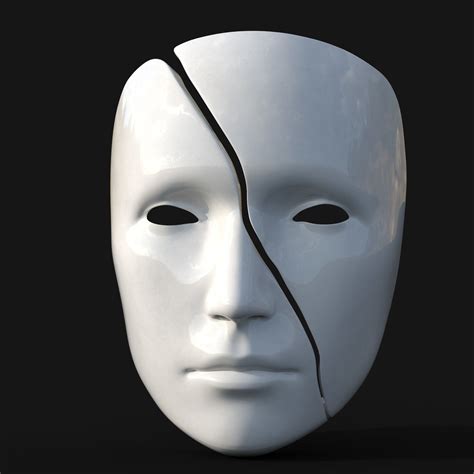 Broken Mask 3d Model Cgtrader