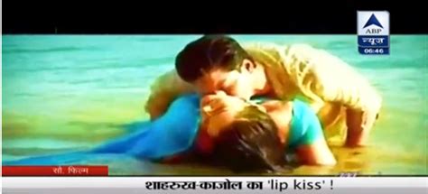 Kajol And Shah Rukh Khan S Kiss On The Kiss