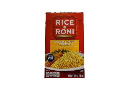 Rice A Roni Creamy Four Cheese Oz Dk Mailbox