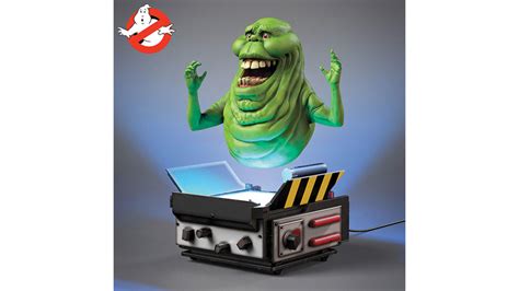 Ghostbusters Levitating Slimer With Light Up Ghost Trap Base The Pop