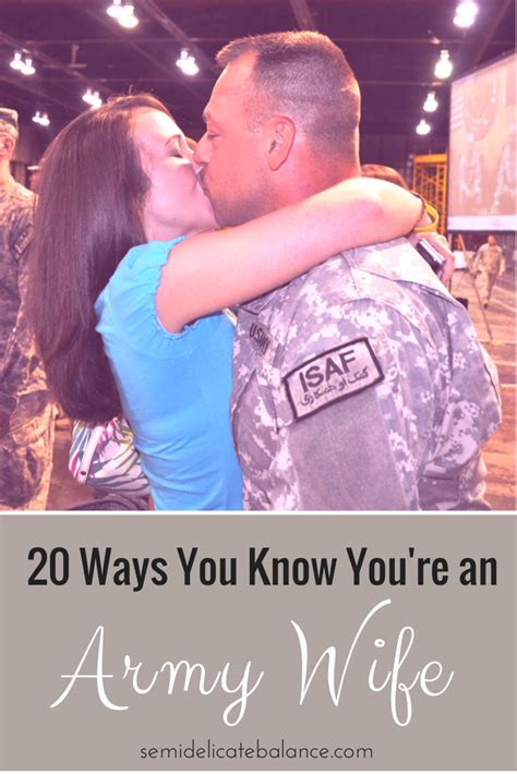 20 Ways You Know Youre An Army Wife