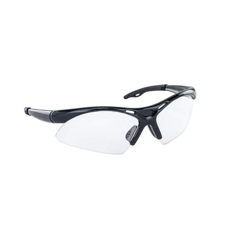 sas® diamondbacks safety glasses anti fog coating black frame clear lens