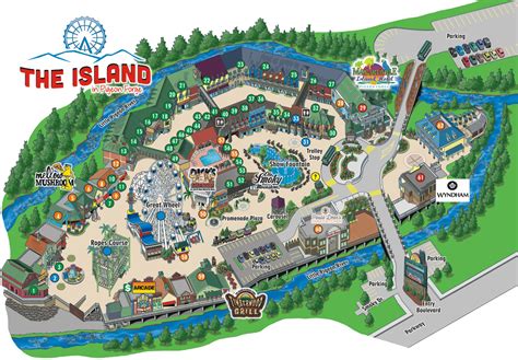 Citigraph Theme Park And Attraction Map Design Examples — Citigraph