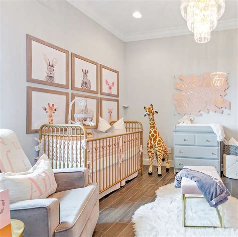 At newton baby, we get excited about safe, cozy spaces for babies to grow and thrive in. This nursery is too cute!!🦒💖Credit to @interiorsbymccall ...