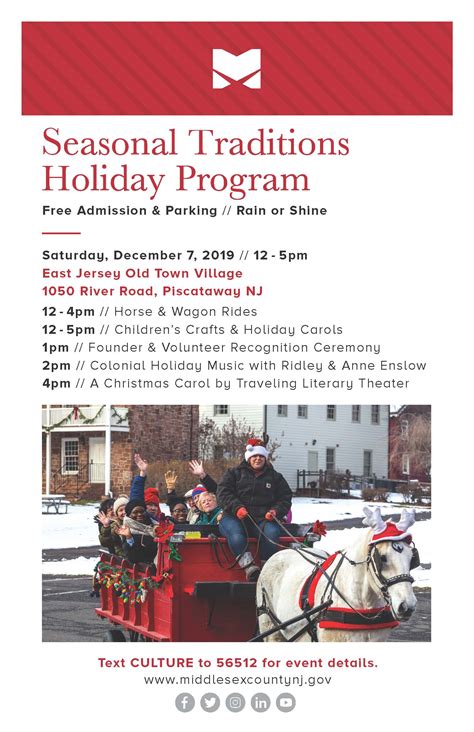 Seasonal Traditions Holiday Program Crossroads Of The American Revolution