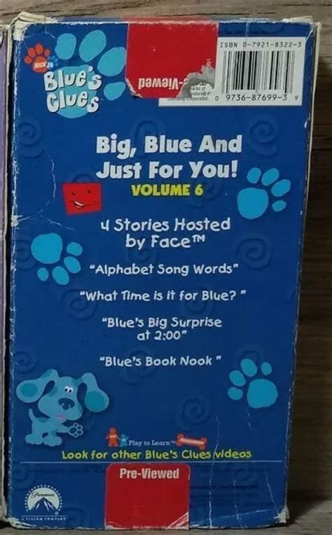 Blues Clues Vhs Covers