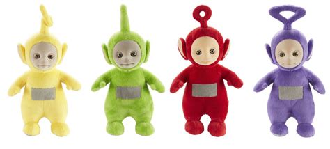Teletubbies 26cm Talking Po And Laa Laa And Dipsy And Tinky Winky Soft Plush