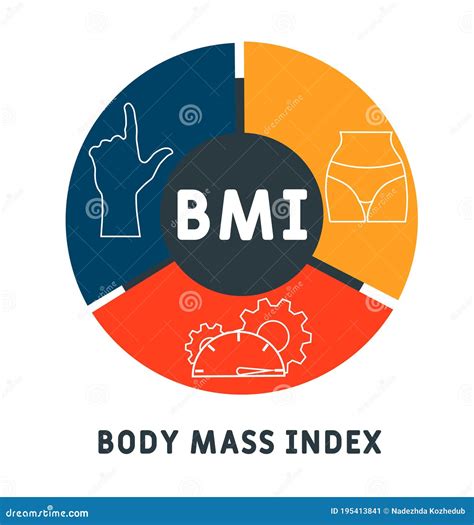 BMI Body Mass Index Stock Vector Illustration Of Index