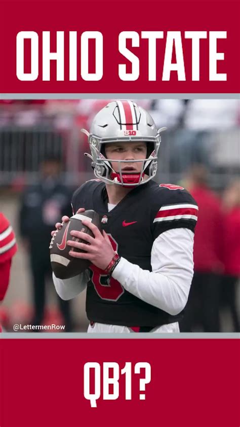 Ohio State Football Qbs Kyle Mccord And Devin Brown Battle This Spring For Qb1 Spot I Buckeyes