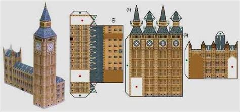 You Will Need Only One Sheet Of Paper To Build This Beautiful Paper Model Of The Famous British