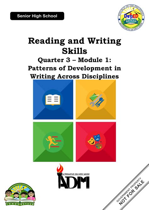 Rws Q3 Module 1 Shs Reading And Writing Skills Reading And Writing