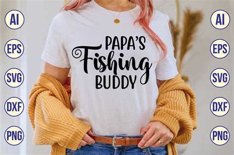 Papas Fishing Buddy Graphic By Mottakinkha1995 · Creative Fabrica