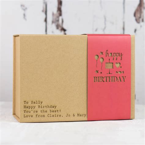 Maybe you would like to learn more about one of these? 'happy Birthday' Gift Box By Fora Creative ...