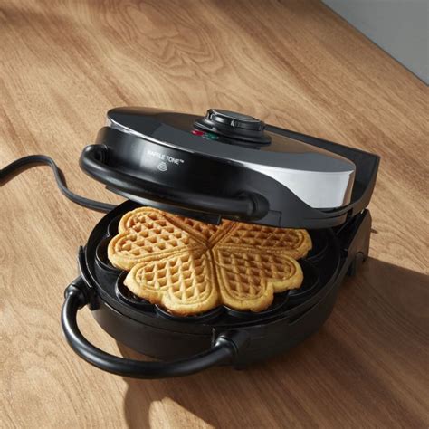 Shop Cucinapro Heart Shaped Waffle Maker Add Some Extra Love To Home