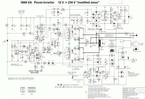 Dc Ac Power Inverters Circuit Diagrams