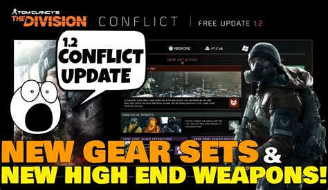 The Division New Gear Sets New High End Weapons Conflict Update Trailer Recap Youtube