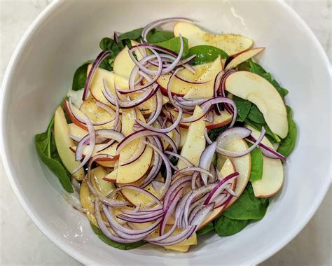 Spinach Apple Pecan Salad Recipe Vegecravings