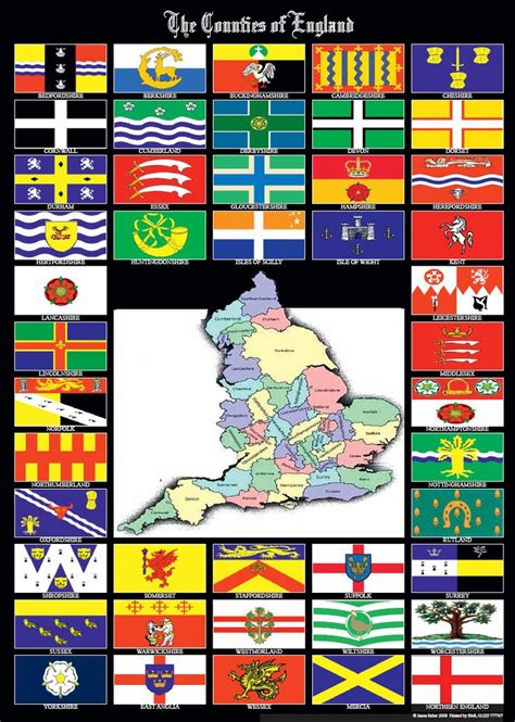 County Flags Flags Of The World Counties Of England