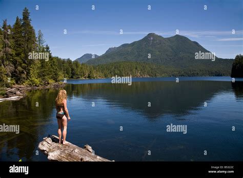 Unwin Lake Desolation Sound British Columbia Canada Stock Photo Alamy