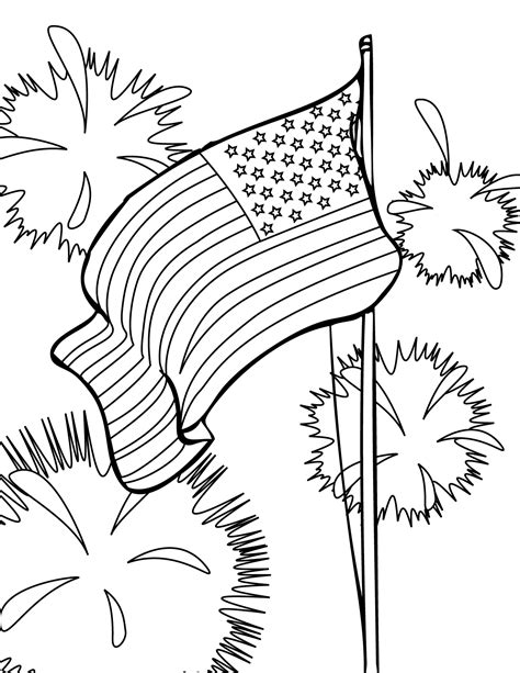 4th of july free printable page: 4th of July Coloring Pages - Best Coloring Pages For Kids