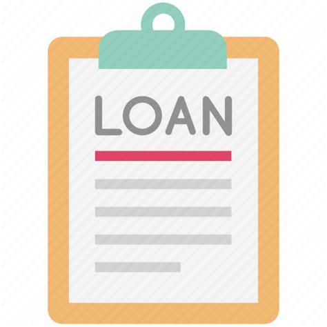 Banking Loan Loan Agreement Loan Application Loan Paper Icon