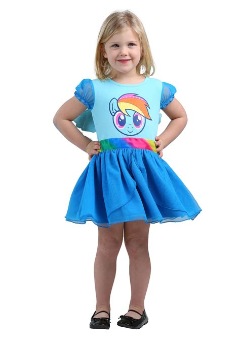 Mlp Rainbow Dash Tulle Costume Dress For Girls