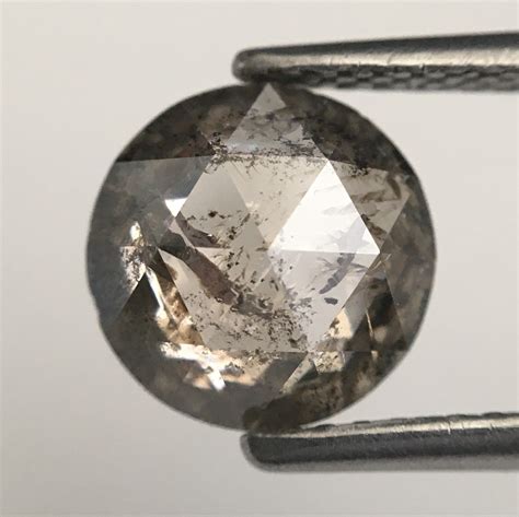 329 Ct Round Rose Cut Natural Diamond 790 Mm X 330 Mm Pair Etsy