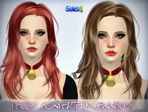 Jenni Sims Peggy`s Hairstyle Converted For S4 And Elasims Hairstyle