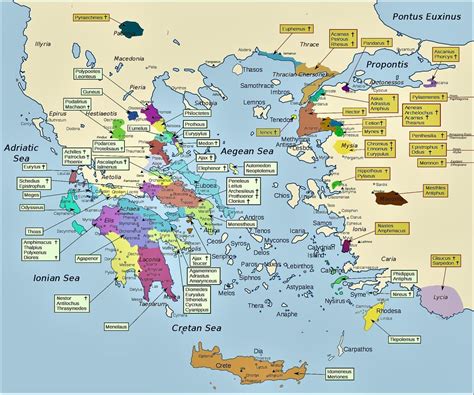Pin By Marras 2016 On Maps Trojan War Ancient Greece Map Historical
