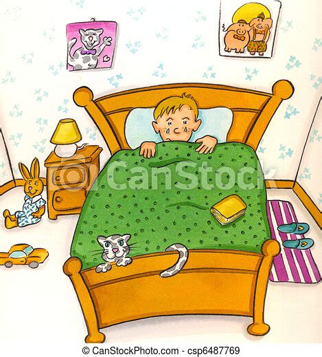 You may also like bett kind or kind im bett clipart! Bett, kind. | CanStock