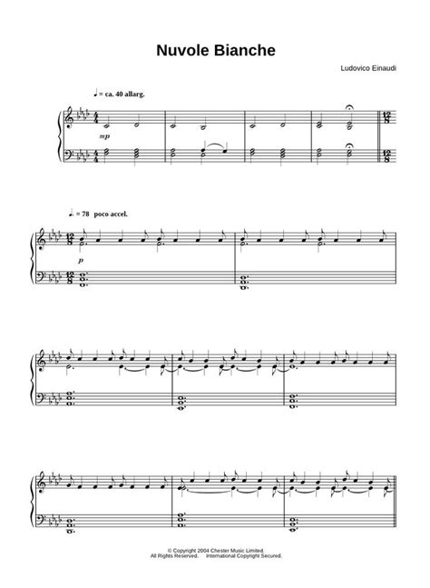 Download and print in pdf or midi free sheet music for nuvole bianche by ludovico einaudi arranged by gianantonio ventura for piano (solo). Nuvole bianche by Ludovico Einaudi piano sheet music ...
