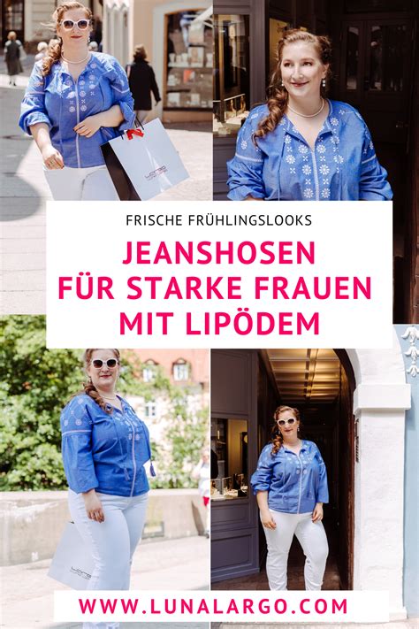 Lily Slim Powerdenim In 2020 Lipödem Mode Hosen Plus Size Jeans