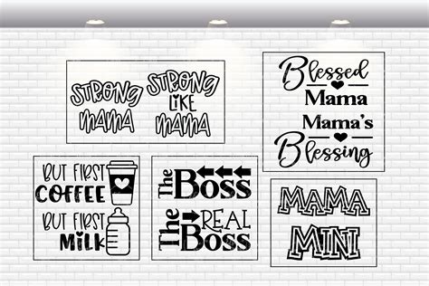 Mommy And Me Matching Bundle Svg Cut Files 562162 Cut Files