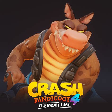 Artstation Crash Bandicoot 4 Dingodile