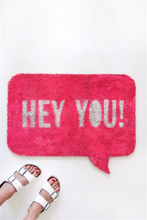 14 Inviting Diy Welcome Mat Ideas You Could Easily Craft Style Motivation
