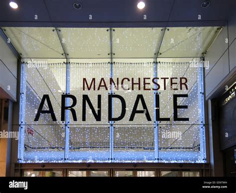 Entrance Of Arndale Shopping Centre Market Street Manchester England