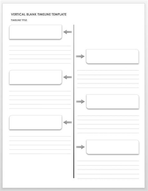 Free Blank Timeline Templates Smartsheet Personal Timeline