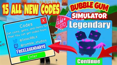 All New 15 Working Codes In Bubble Gum Simulator 2020 Roblox Youtube