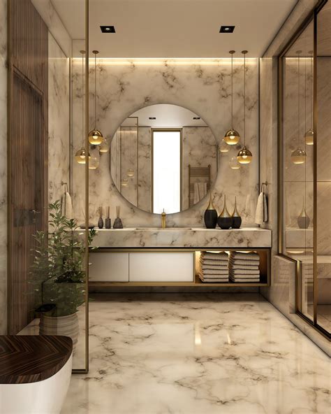 Luxurious Bathroom On Behance Bathroom Design Luxury Home Interior