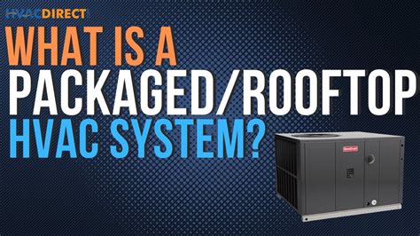 What Is A Packaged Or Rooftop Hvac System Youtube