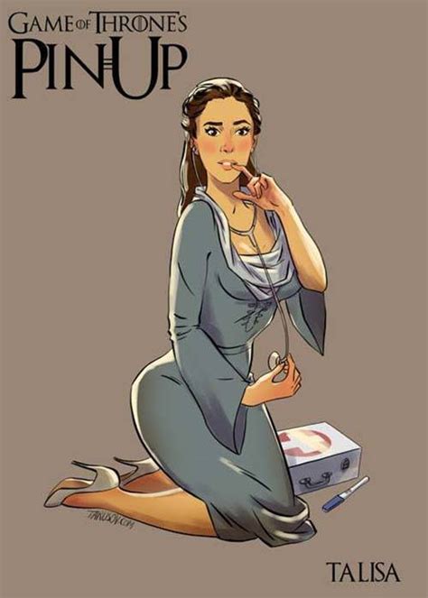 The Charming Game Of Thrones Pin Ups By Andrew Tarusov Gadgetsin