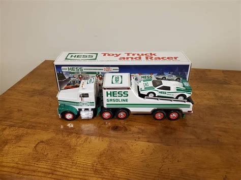 Vintage Hess Truck 1991 Hess Truck With Race Car New In Box Etsy