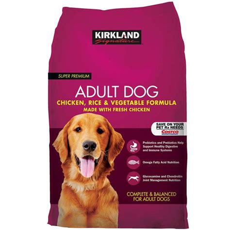 Kirkland Signature Super Premium Adult Dog Food Chicken Rice