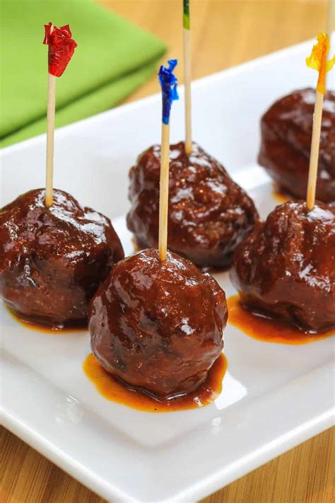 Easy Homemade Barbecue Meatballs Simply Home Cooked