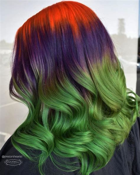 39 Hottest Ombre Hair Color Ideas Of 2022 Halloween Hair Dye Holiday