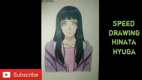 Speed Drawing Hyuga Hinata Youtube