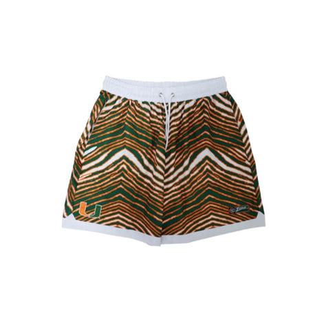 Miami Hurricanes Dyme Lyfe Youth Sublimated Zubaz Shorts Caneswear At