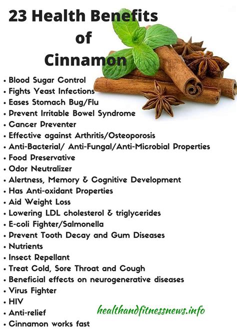 The Delicious And Useful Health Benefits Of Cinnamon Cinnamon Health