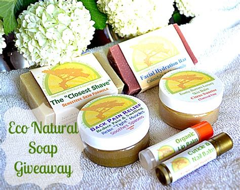 Choose from a variety scents or unscented. Eco Natural Soap Giveaway! - At The Picket Fence